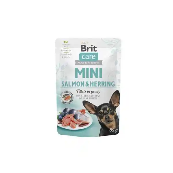 Brit Care Filete Perro Mini Salmón y Arenques en Salsa Pouch