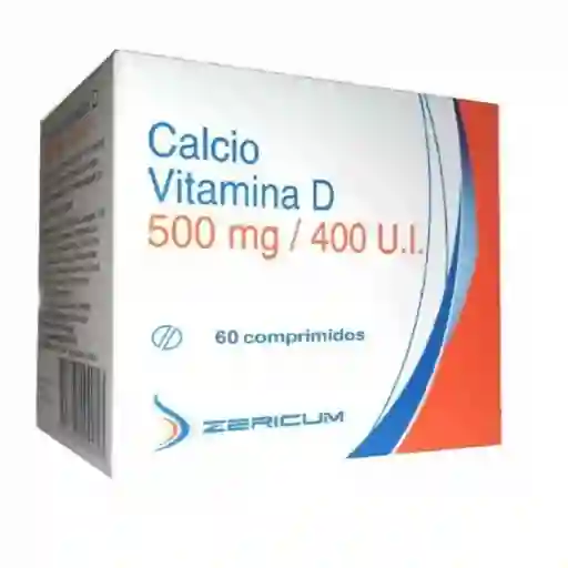 Zericum Calcio / Vitamina D (500 mg / 400 UI)