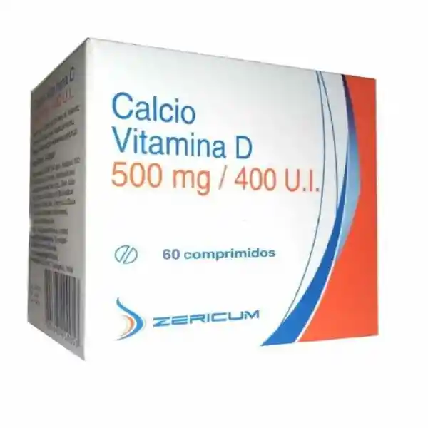 Zericum Calcio / Vitamina D (500 mg / 400 UI)