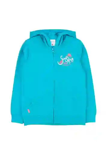 Polerón Niña Day to Day Kids Turquesa 02 741