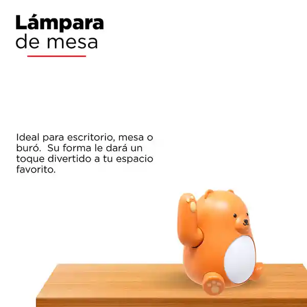 Lámpara de Escritorio Mano Movible Automática Oso Pardo Miniso