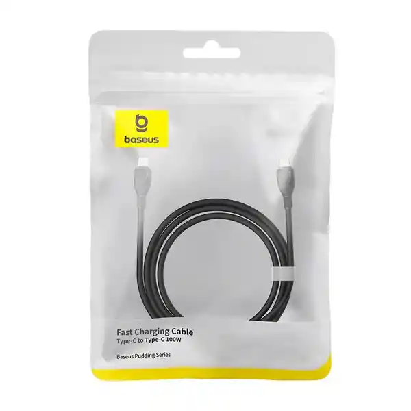 Baseus Cable Carga Rápida Tipo-C a Tipo-C de - 100W Negro 1.2 m