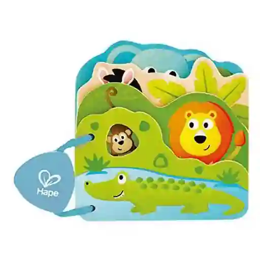 Hape Juguete Babys Wild Animal Book - E0047