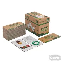 Dactic Juego de Mesa Dominó Reciclaje