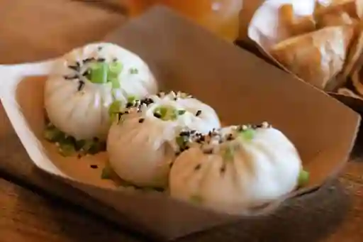 Baozi de Pollo, Cerdo, Cerdo Bbq, Verduras