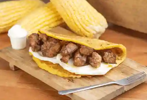 Cachapas con Queso y Lomito