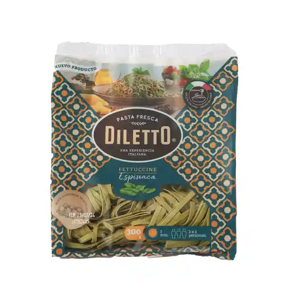 Diletto Fettuccine Espinaca