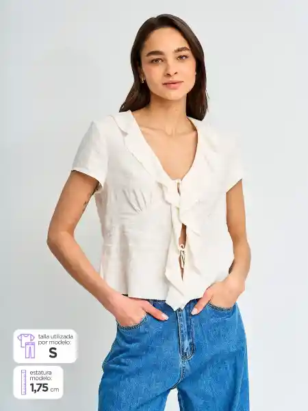 Marquis Blusa Evuelo e Blanco M S25