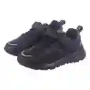 Zapatillas Escolar Niña Negro Talla 32 Pillin