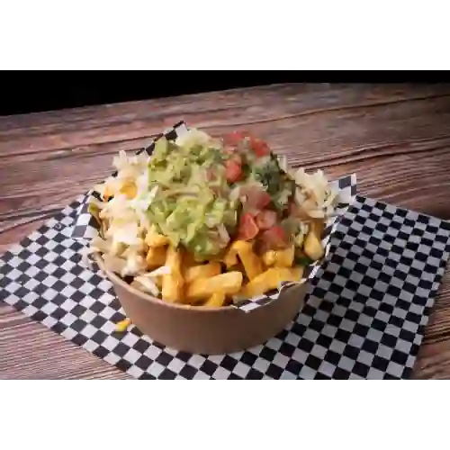 Papas Fritas con Guacamole