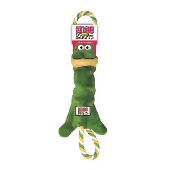 Kong Juguete Tugger Knots Frog M/L