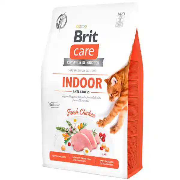 Brit Care Alimento Para Gato Indoor Anti-Stress