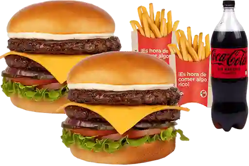 2 Combo Hamburguesa doble