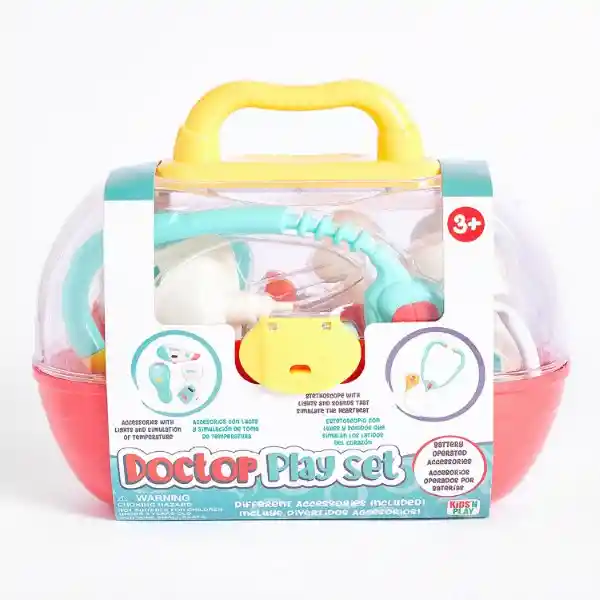 Juguete Maleta Doctor Con Luz y Sonido