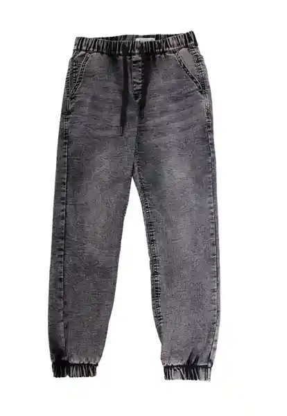 Jean Junior Jogger Cosmic 346 Niño Negro Talla 8 Años Ficcus