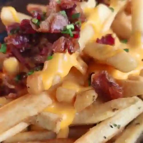 Papas Fritas Cheddar Bacon