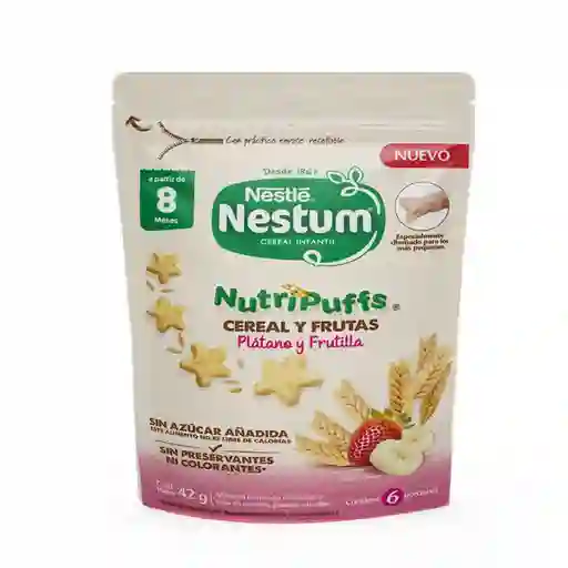 Nestum Cereal Nutripuffss Plátano Frutilla