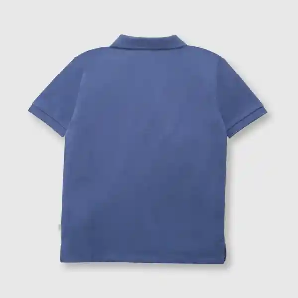 Polera Pique de Niño Light Denim Talla 8A Colloky