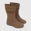 Botas Para Niña Café Talla 35 Colloky