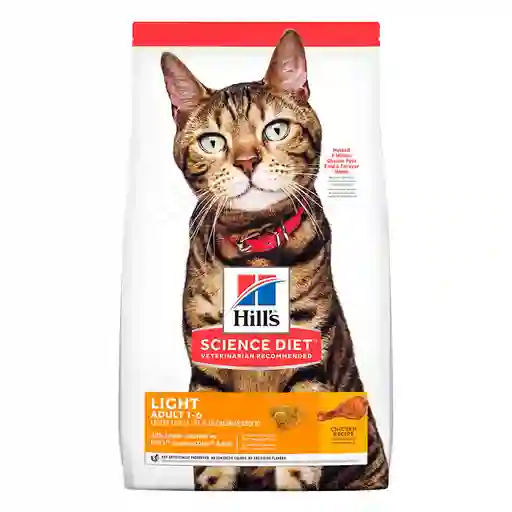 Hills Science Diet Alimento para Gato Adulto Light Sabor a Pollo