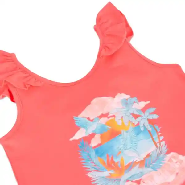 Polera Niña Coral Pillín Talla 4 A