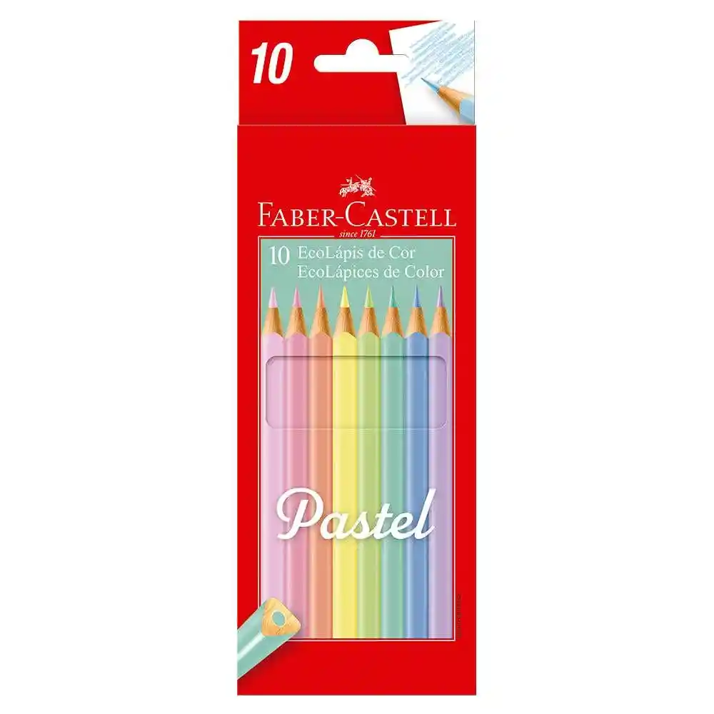 Faber Castell Lápiz de Color Pastel Col Hexagonal