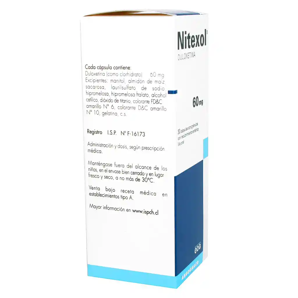 Nitexol Antidepresivos Cap.60Mg.30