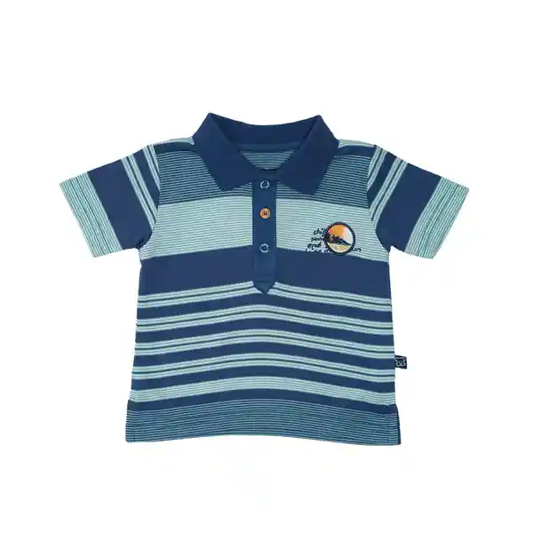 Polera Bebé Niño Azul Pillín 4 a