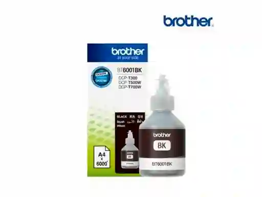 Brother Botella Tinta Negra Bt6001K