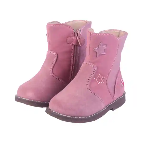 Botas Bebé Niña Rosado Talla 22 Pillin