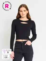 Index Polera Manga Larga Belga2 Color Negro S S25