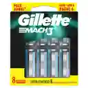 Gillette Repuestos de Afeitar Mach3