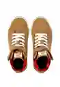 Zapatillas Urbana Caña Velcro W24 Niño Toffee 32 922 Ficcus