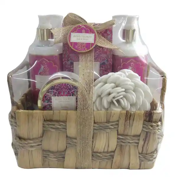 Body Secret Set Bath Basket Natural NAV25