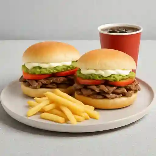 Combo 2 churrascos italianos + p/b