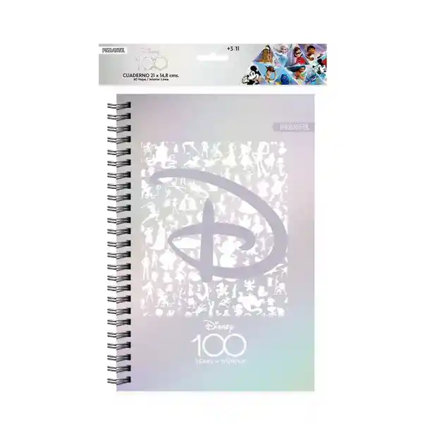 Libreta A5 Folia 80 Hojas Disney 100