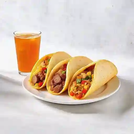 3 Arepas Rellenas + Bebida De 1/2 Litros