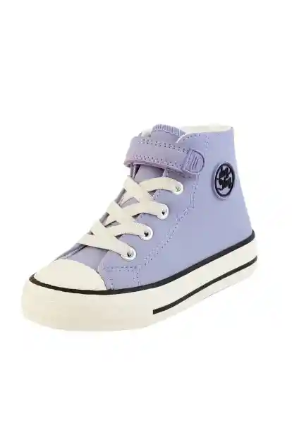 Zapatillas Day To Day Caña Velcro Niña Lavanda 28 942 Ficcus