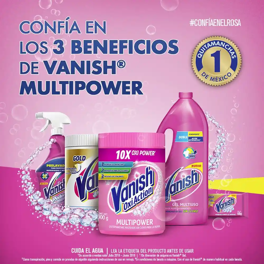 Vanish Quita Mancha Oxi Action