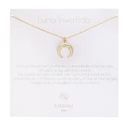 Collar Luna Invertida Gold