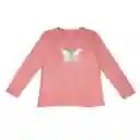 Polera Manga Larga Niña Coral Pillin 10 a