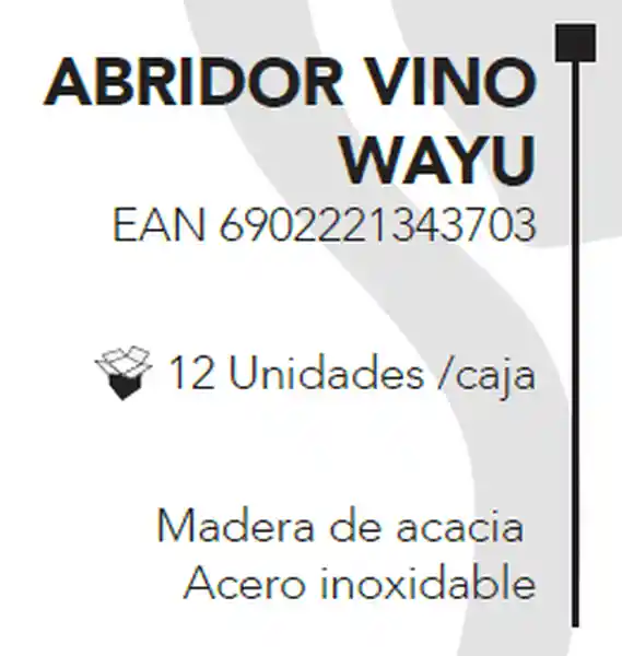 Wayu Abridor de Vino