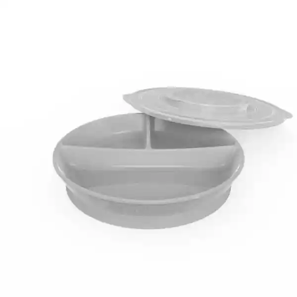 Twist Shake Plato Dividido Twist Shake 6 + M Gris Pastel - TS302
