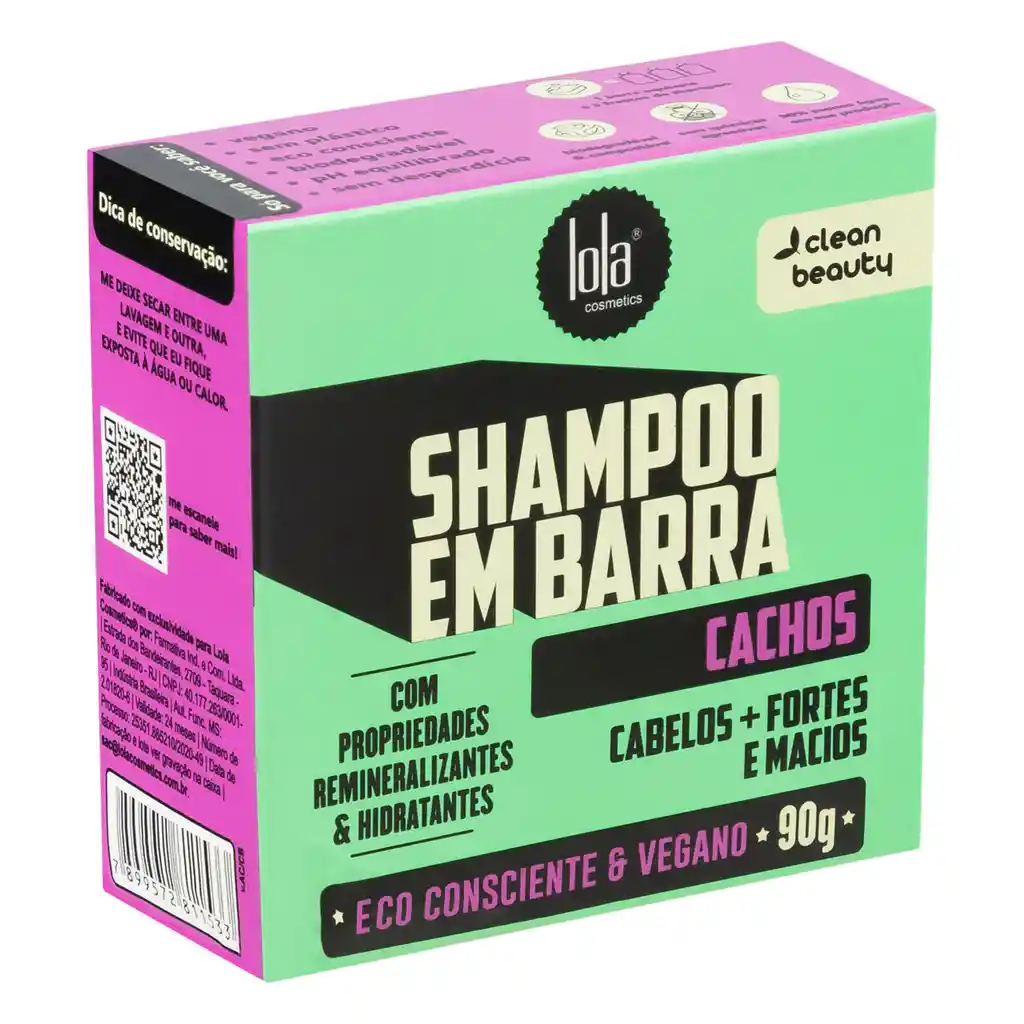 Lola Cosmetics Champú en Barra 