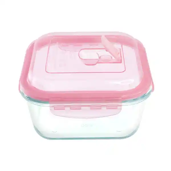 Krea Tapper Hermético Cuadrado de Vidrio