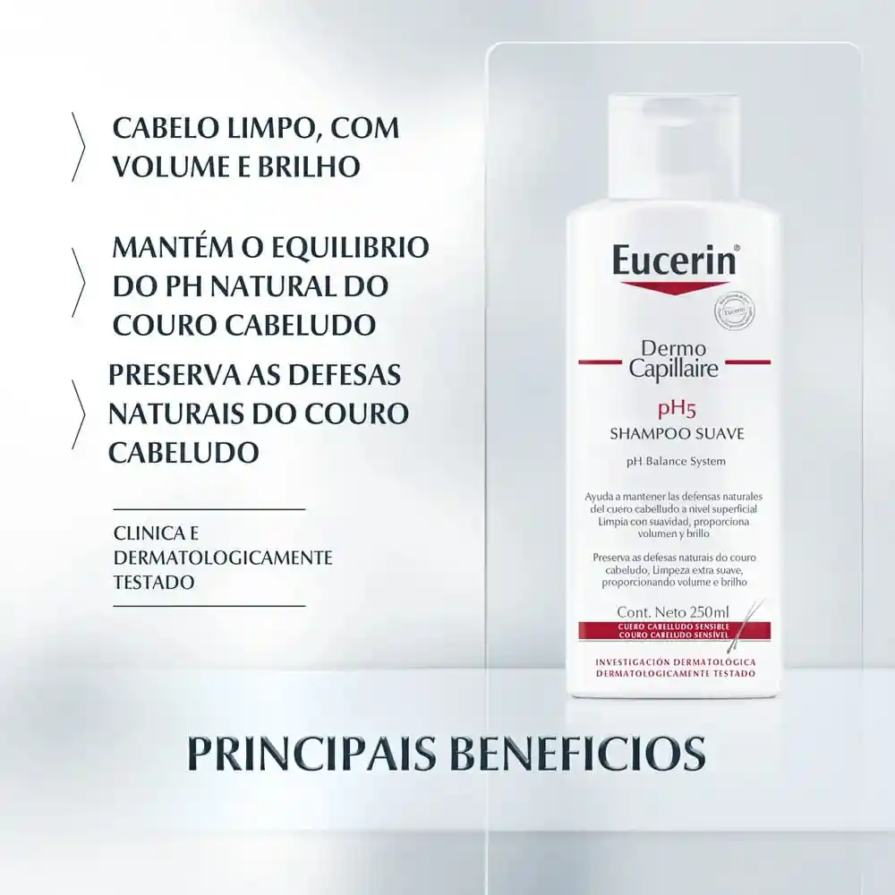 Eucerin Dermo Capillaire Shampoo Suave pH5