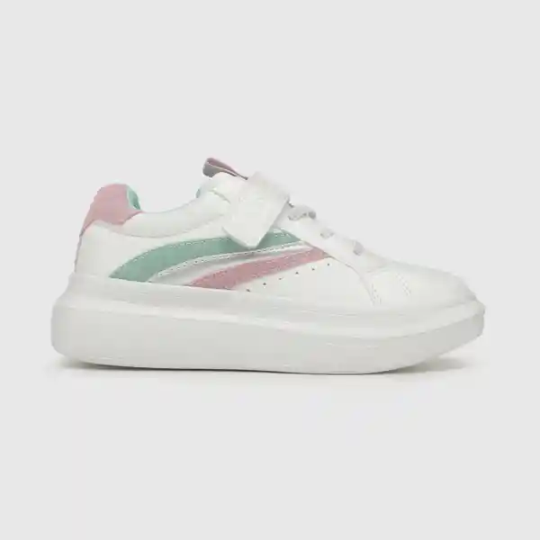 Zapatillas Urbana de Niña Blanco Multicolor Talla 37 Colloky