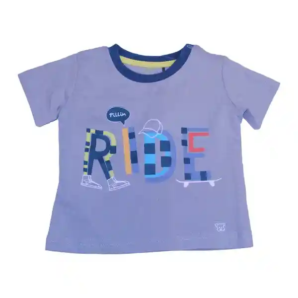 Polera Bebe Niño Gris Pillin 12 M