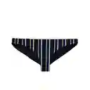 Bikini Calzón Con Drapeado Trasero Est. Negro Talla XL Samia