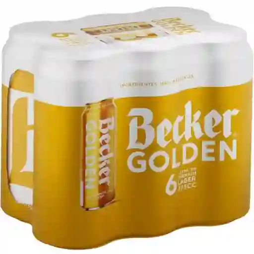 2 x Cerveza Golden Becker 473 cc Lata.
